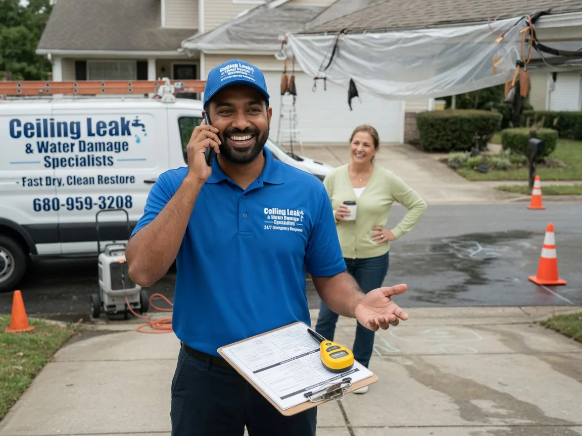 Ceiling Leak Cleanup Hyattville, WY FAQs